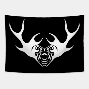 Deer and Snake Art Design Tapestry