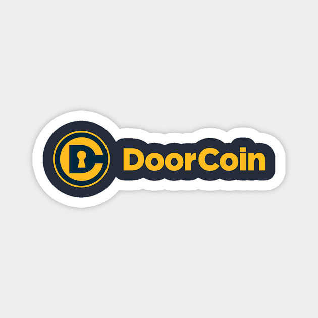 DoorCoin Logo Reversed Magnet by DoorCoin