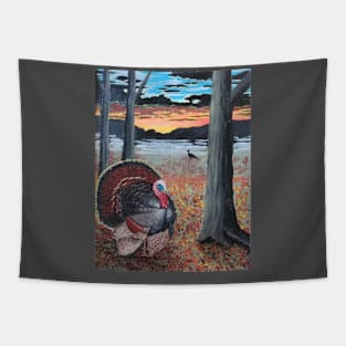 Turkey Strut at Sundown Tapestry