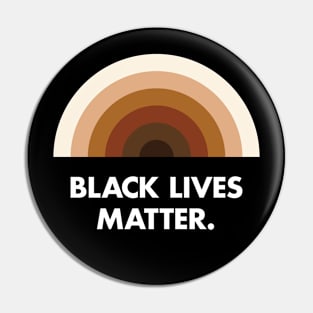 Black Lives Matter Rainbow Pin