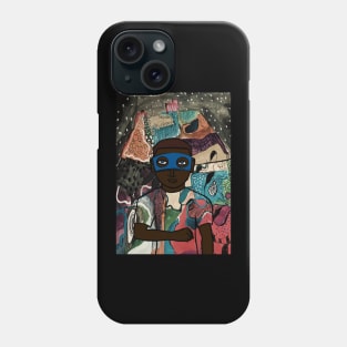 God NFT - Mysterious Male Character in a Night Scene Phone Case