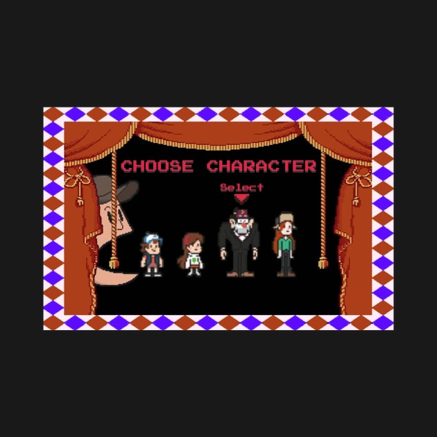 Gravity Falls Character Select by Exit8