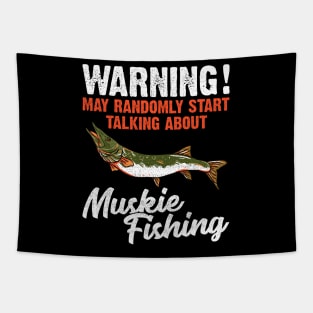 Muskie Fishing Tapestry