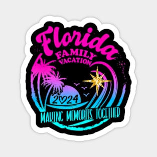 Family Vacay Squad Florida Mode Family Vacation Florida 2024 Magnet