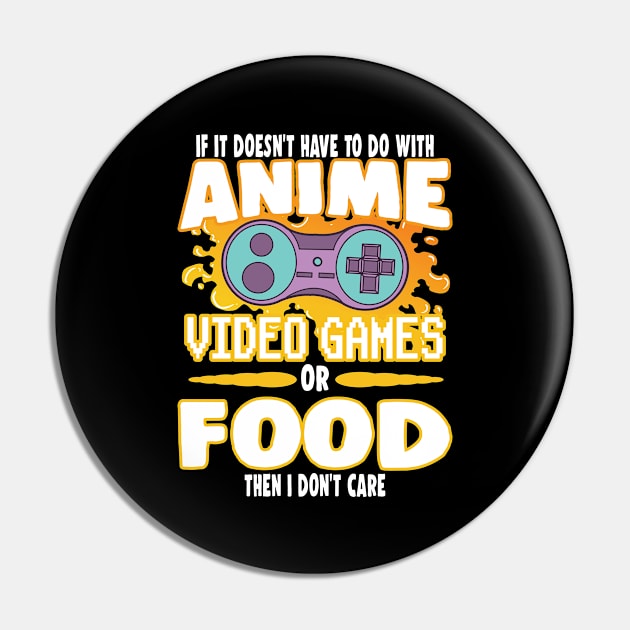 Anime Video Games And Food Gaming Pin by ModernMode