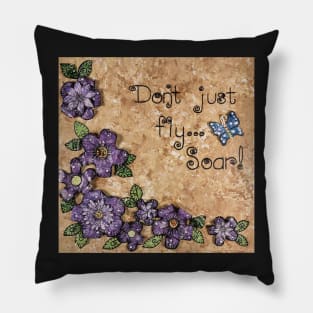 Don't just fly...soar! Pillow