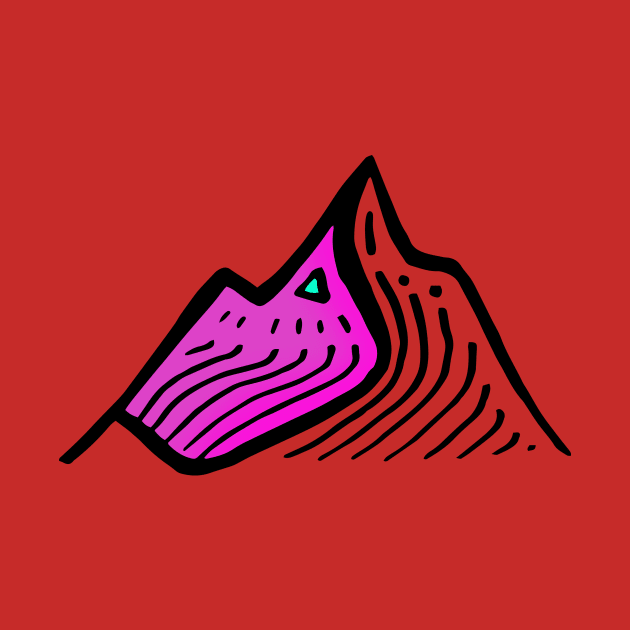 Mountain Line Art by VANDERVISUALS