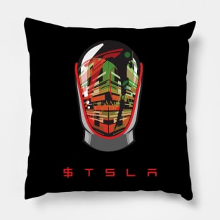 bot head red days Pillow