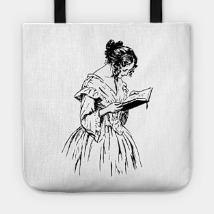 Reading Girl Tote