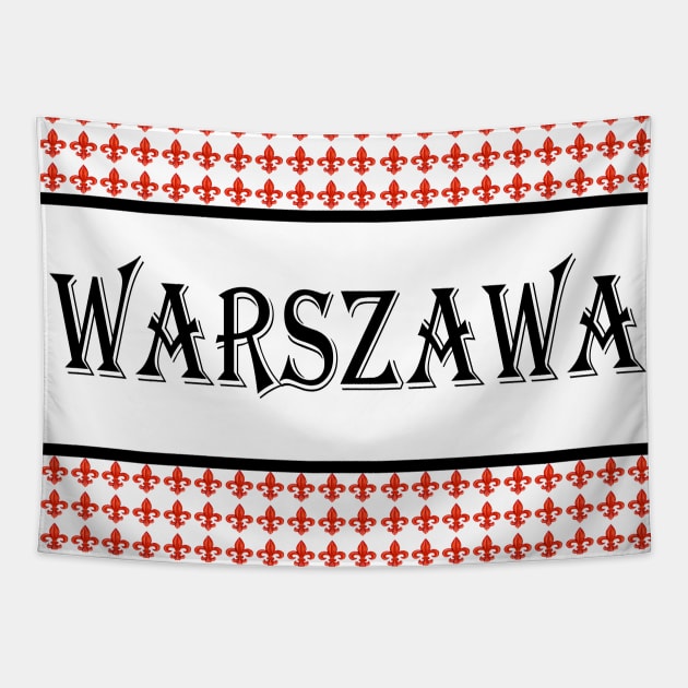 WARSZAWA POLAND Tapestry by M&N Imagerie