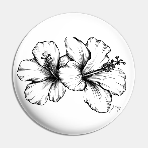 Summer Flowers Pin by Akbaly