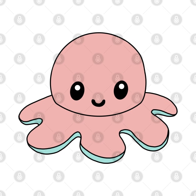 Pink Happy Octopus by Eclipse in Flames