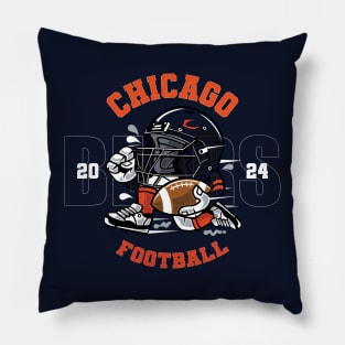 Chicago Football Pillow