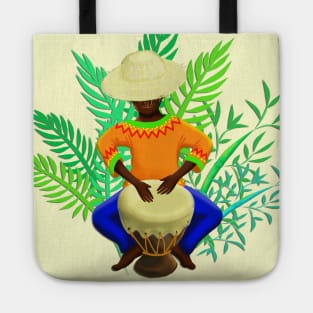 Bongo Man Tribal Music Percussions Tote