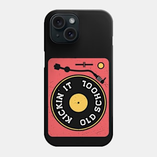 Vintage Kickin' It Old School Turntable // Vinyl Record Collector // Vinyl Junkie Music Lover Phone Case