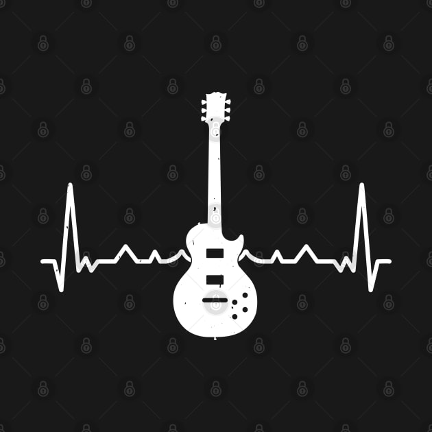 Acoustic Guitar Heartbeat, Guitar Musician Gift by TabbyDesigns