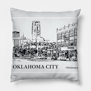 Oklahoma City - Oklahoma Pillow