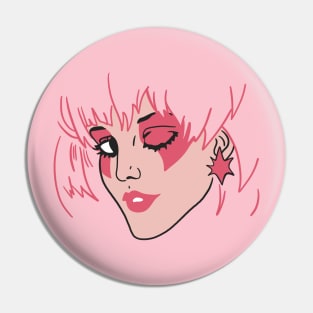 Jem and The Holograms - Jem Portrait Star Pin