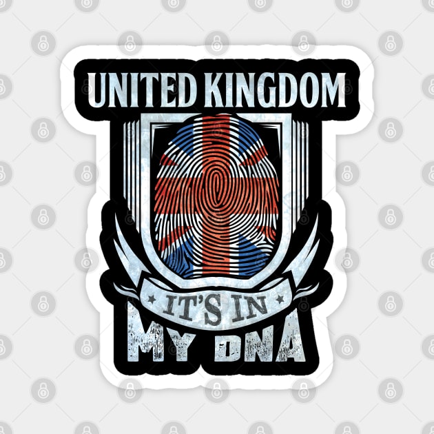 United Kingdom It's In My DNA - Gift For British With British Flag Heritage Roots From United Kingdom Magnet by giftideas