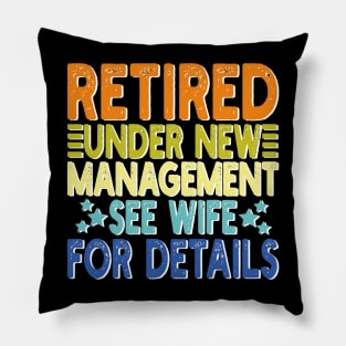 retired under new management see wife for details Pillow