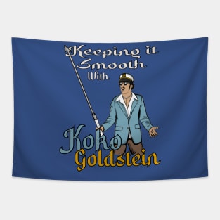 Keeping it Smooth with Koko Goldstein (Yacht Rock) Tapestry