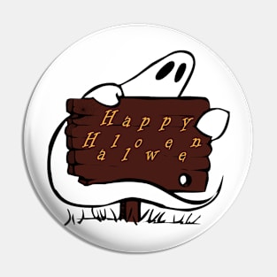 Halloween Spooky Happy Halloween Pin