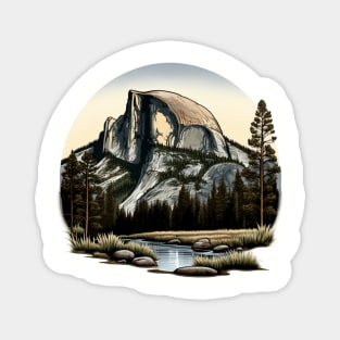 Half Dome Magnet