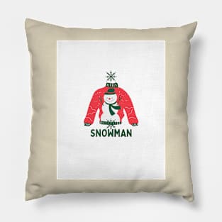 Snowman Pillow