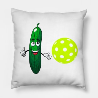 Pickleball Shirt, Pickle and Ball Shirt, Sport TShirt, Funny T-Shirt, Wiffle Ball, Gift or Present, Tennis Tee Pillow