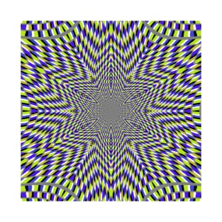 Optical art, moving pattern illusion T-Shirt