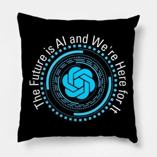 AI World with chat GPT Pillow