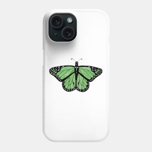 Green Butterfly Phone Case