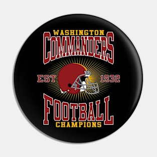 Washington Commanders Football Champions Pin