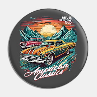 American Classic car Pin