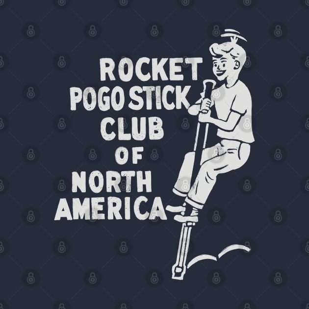 Rocket Pogo Stick Of North America  / Vintage Design by DankFutura