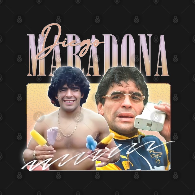 Diego Maradona / Retro 90s Aesthetic by DankFutura