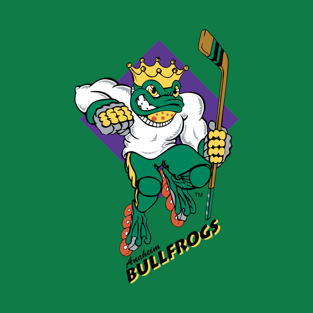 Anaheim Bullfrogs by HeyBeardMon