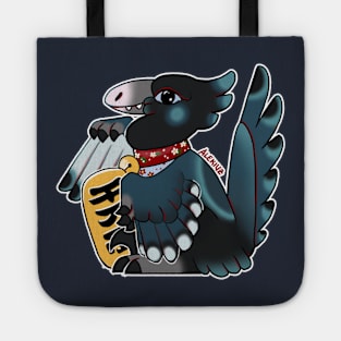 Maneki Raptor in Blue & Black Tote