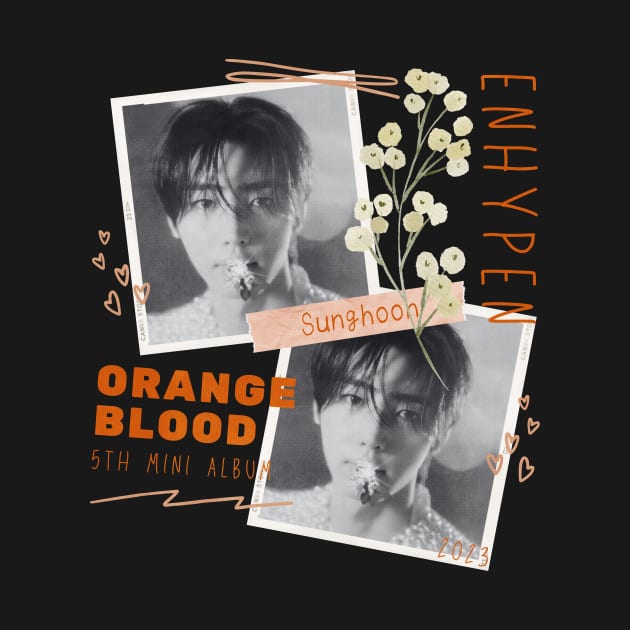 Sunghoon ENHYPEN Orange Blood by wennstore