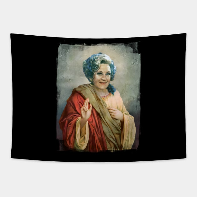 Holly Mrs Slocombe Tapestry by PONGEISM STRIPEYE