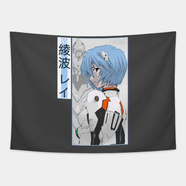 Rei Ayanami Tapestry by Koburastyle