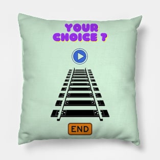 motivational caption,what do you choose? Pillow