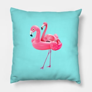 Flamingo on resort Pillow