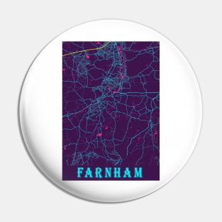 Farnham Neon City Map Pin