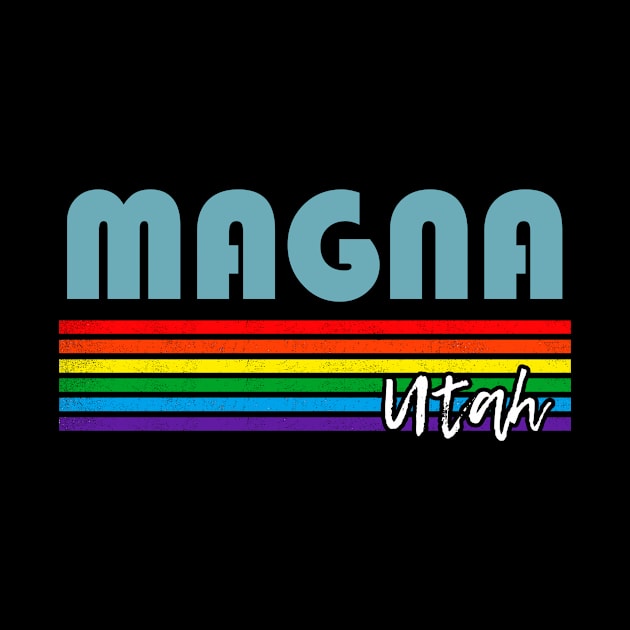 Magna Utah Pride Shirt Magna LGBT Gift LGBTQ Supporter Tee Pride Month Rainbow Pride Parade by NickDezArts