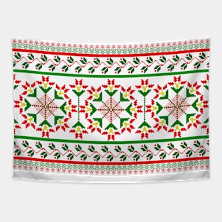 floral christmas Tapestry