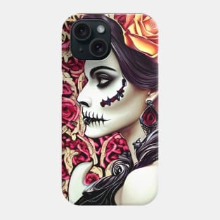 Lady Grim Reaper Tattoo Phone Case