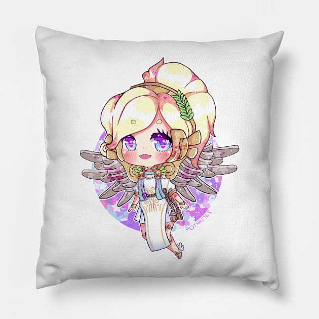 WINGED VICTORY Pillow by Potaaties