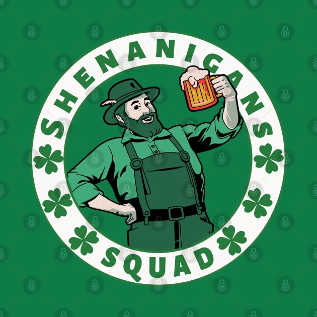 Shenanigans Squad st patricks day drinking team by Kishu