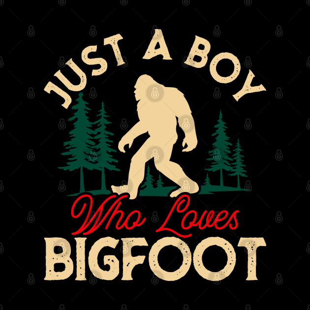 Just a boy who loves Bigfoot! by Dylante